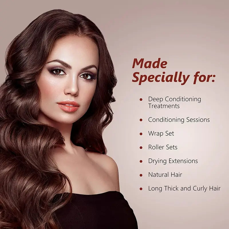Soft Hooded Hair Dryer Attachment for Curly Hair Care