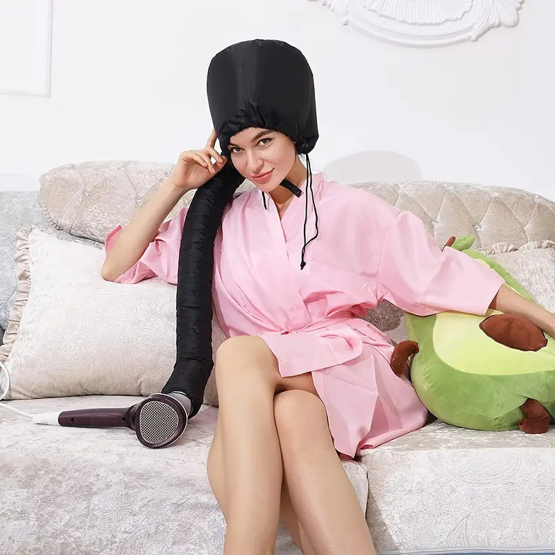 Soft Hooded Hair Dryer Attachment for Curly Hair Care